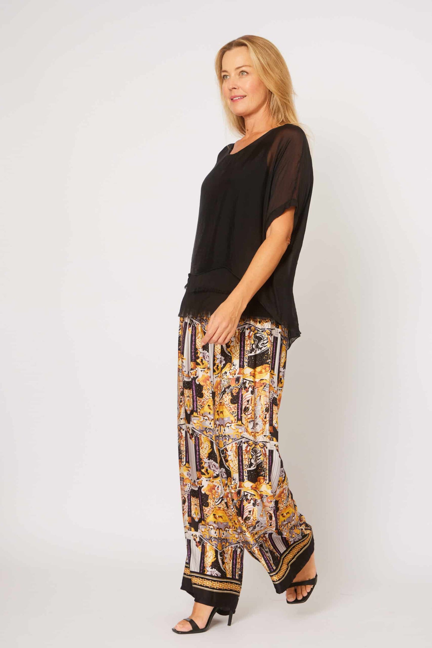 La Strada Silk Blended 3 Layer Top LST21-251