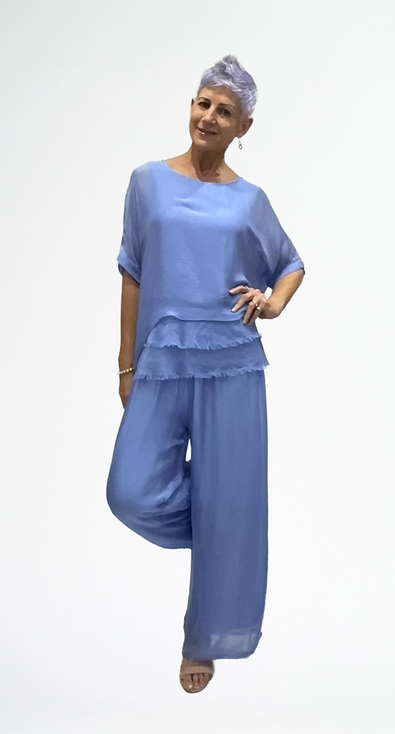 La Strada Silk Blended 3 Layer Top LST21-251