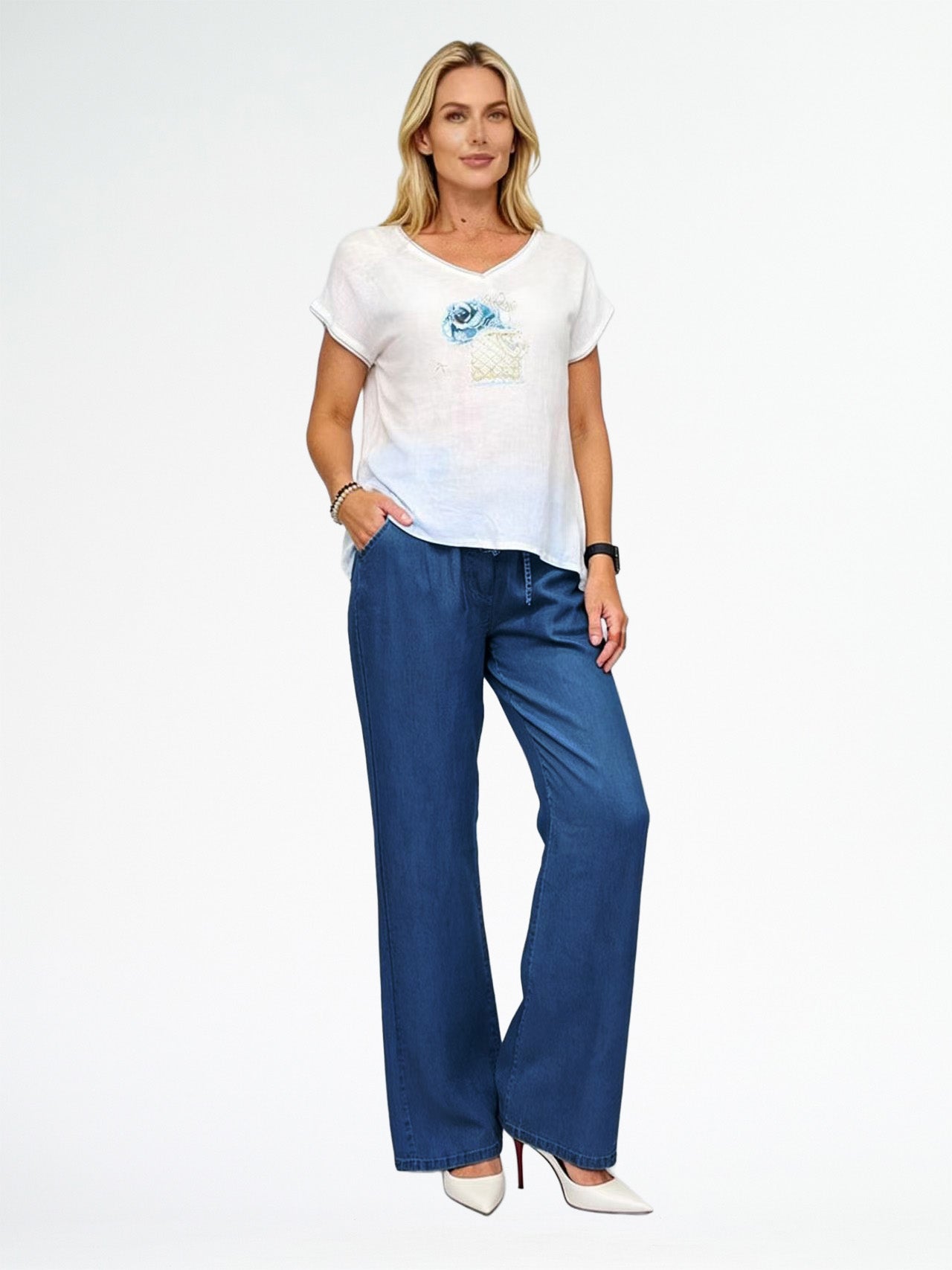 La Strada Pants LSP25-670 – Silveroze