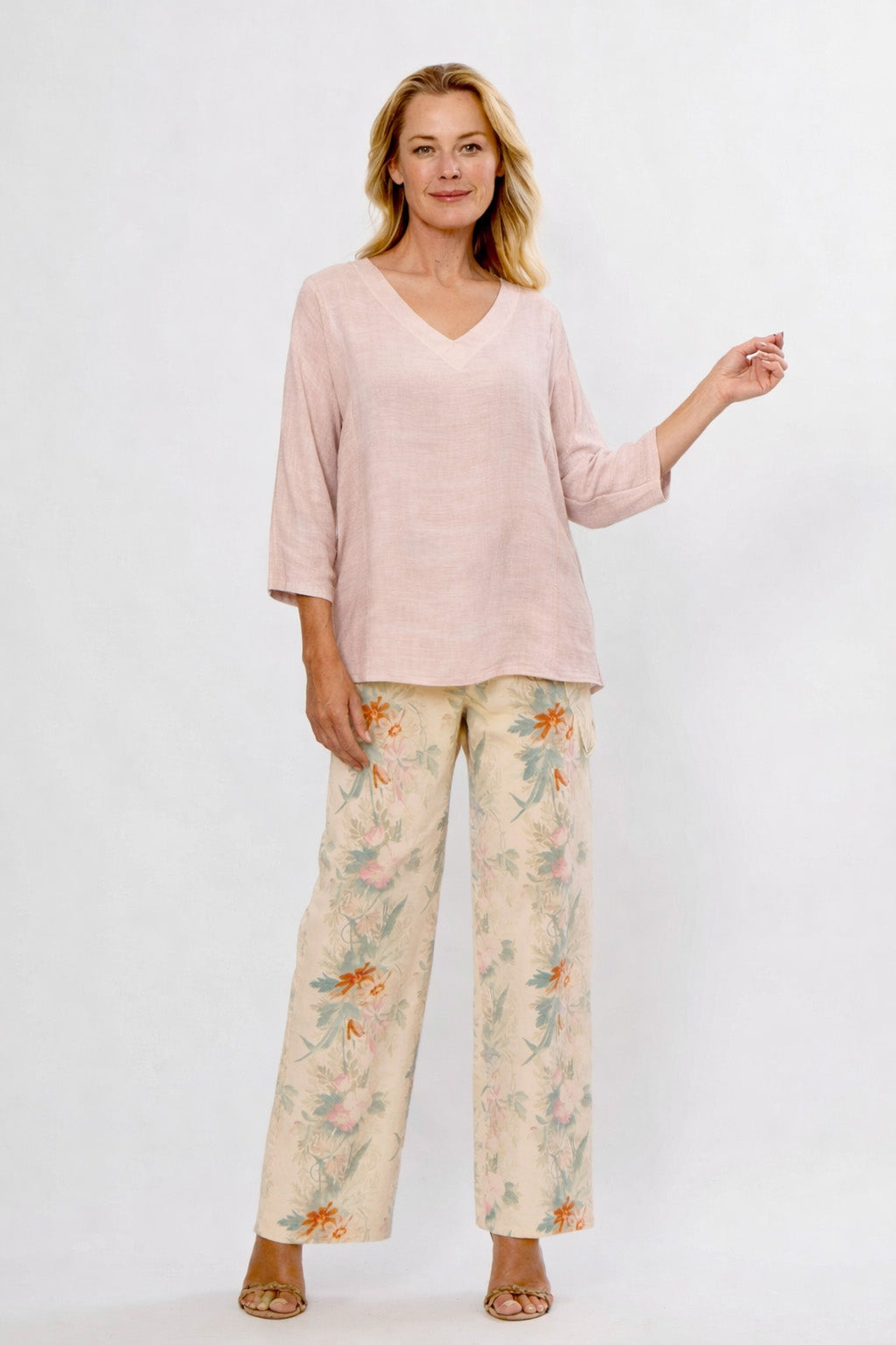 La Strada Linen Top LST26-130