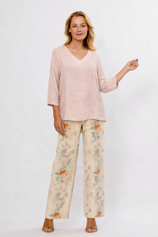 La Strada Linen Top LST26-130