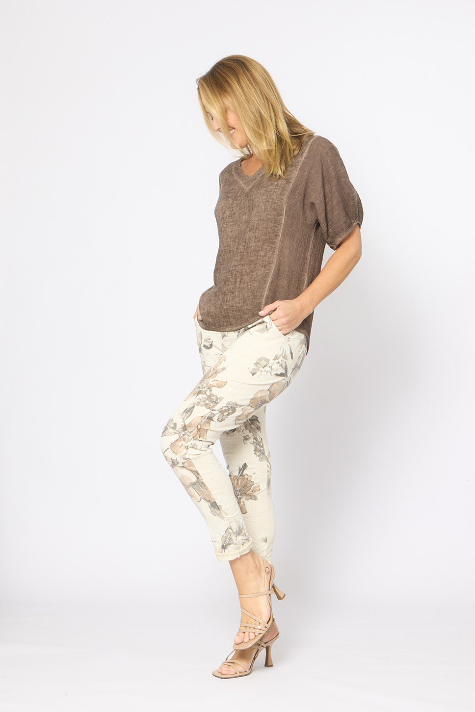 La Strada Linen Top LST26-130S