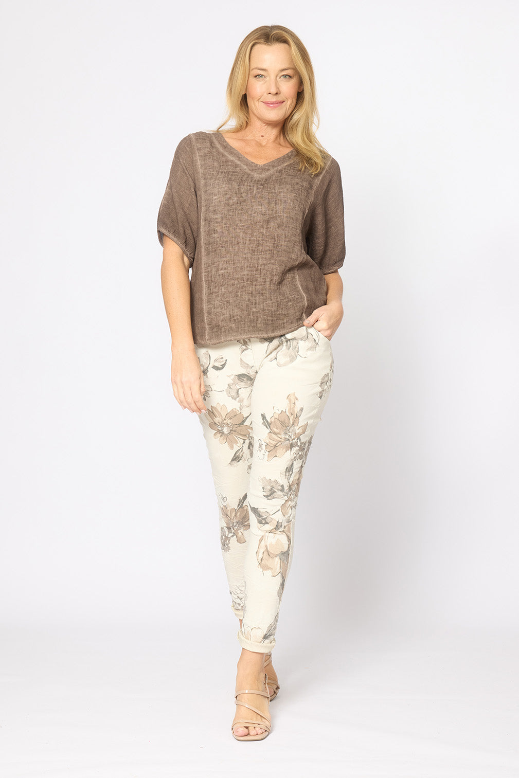 La Strada Linen Top LST26-130S
