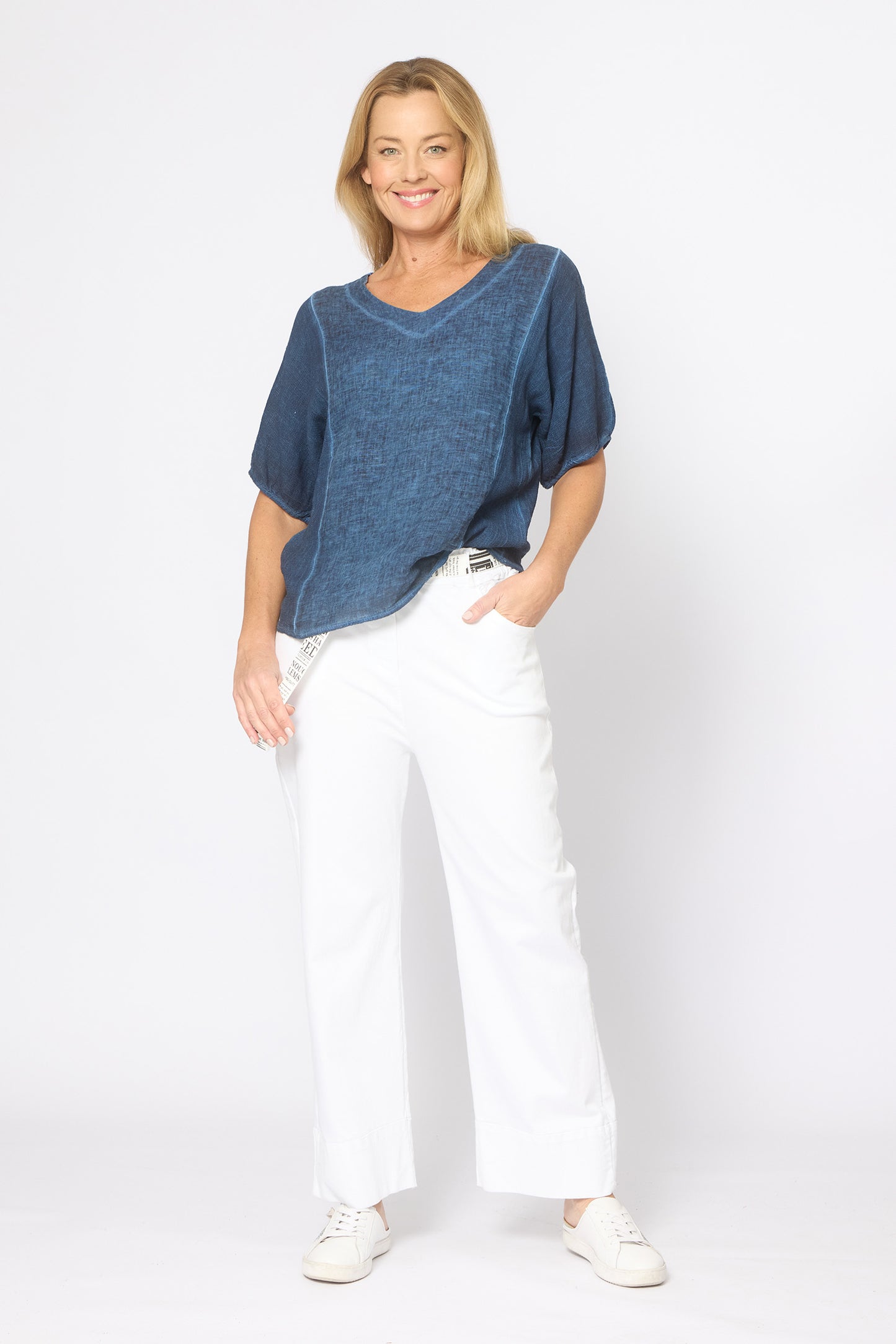 La Strada Linen Top LST26-130S