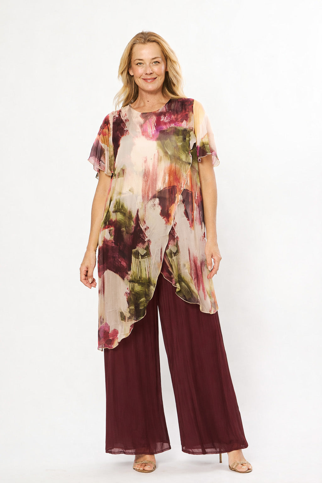 La Strada Silk Blended Pants LSP21-255A