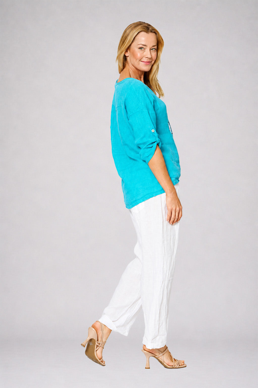 La Strada Linen Top LST26-337