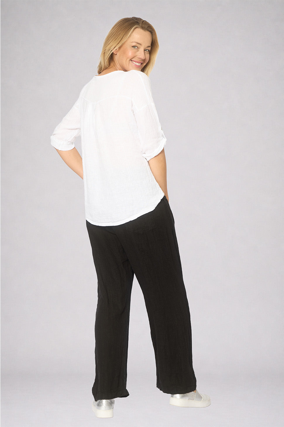 La Strada Linen Top LST26-337