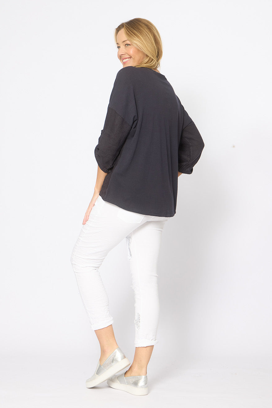 La Strada Cotton Bling Top LST26-346