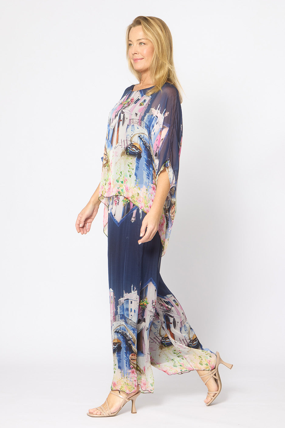 La Strada Silk Pants LSP26-491