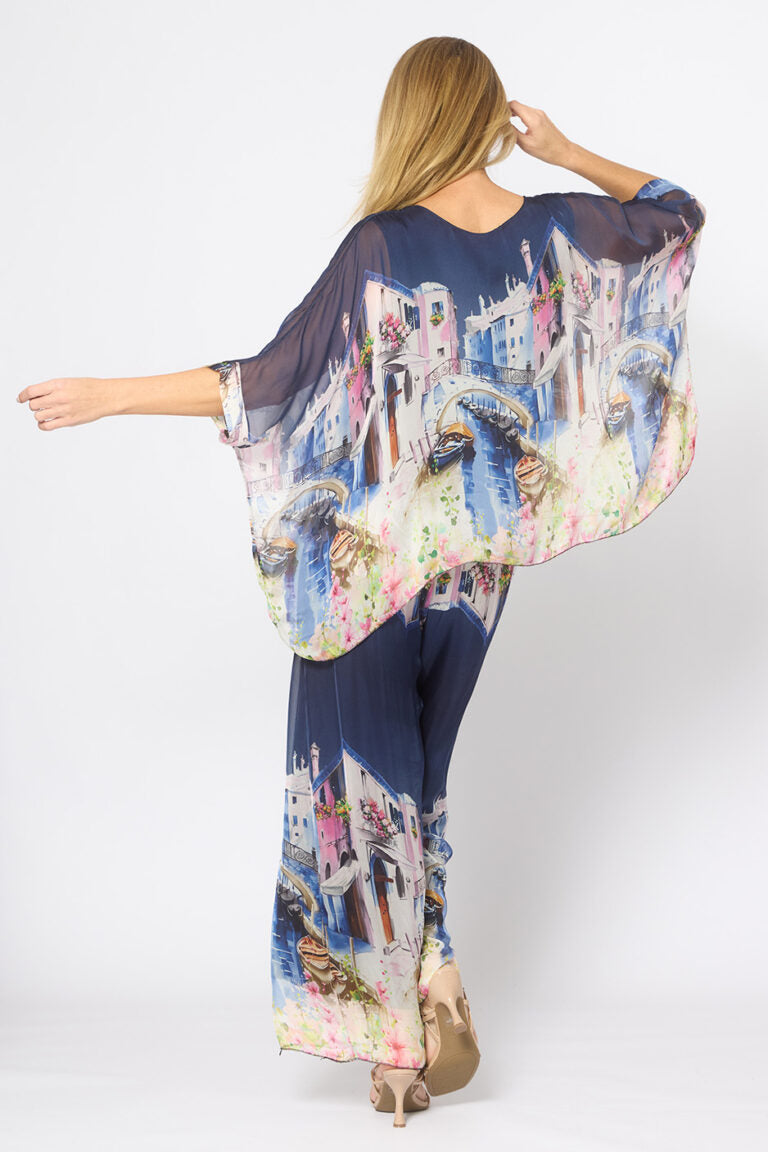 La Strada Silk Pants LSP26-491