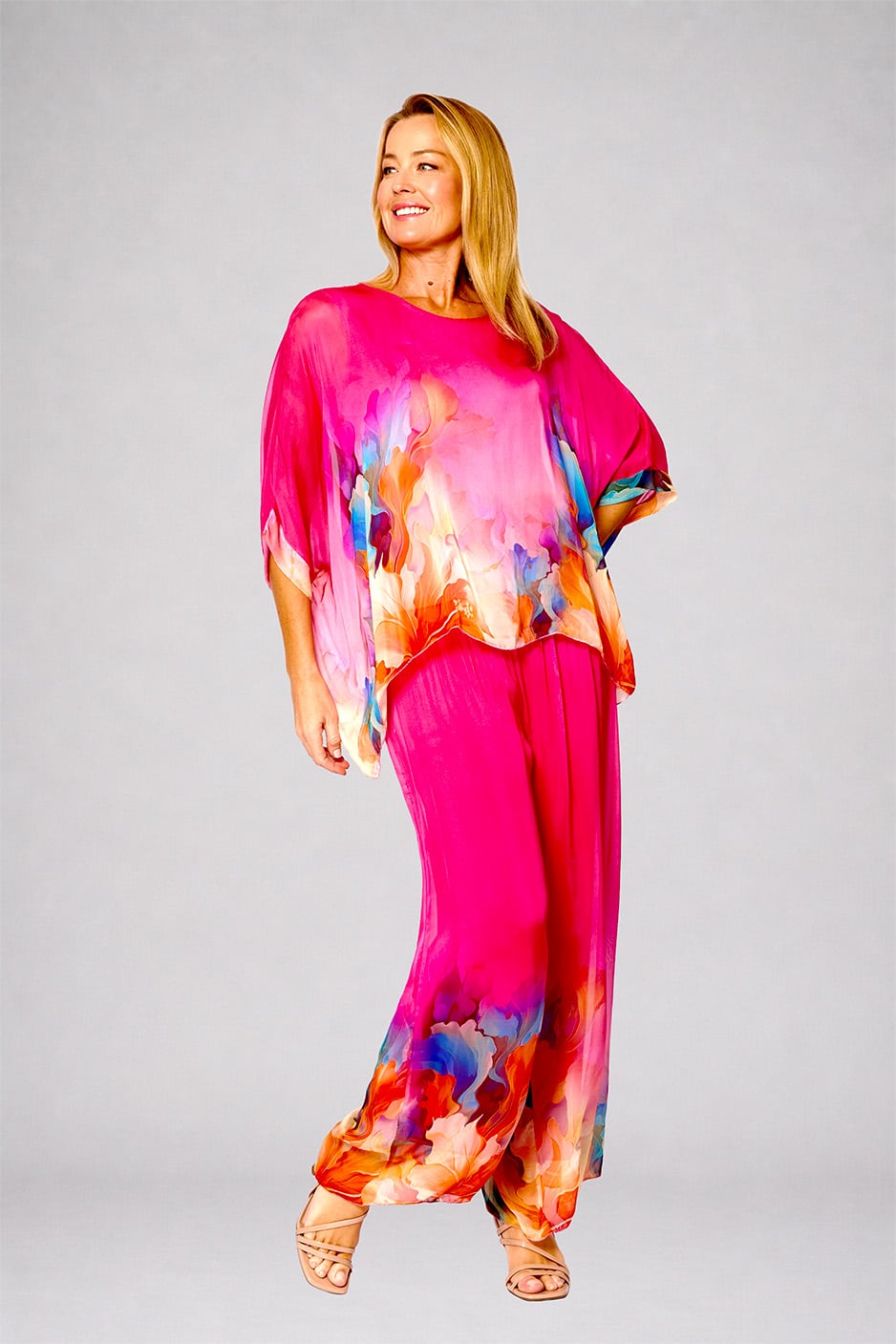 La Strada Silk Pants LSP26-491