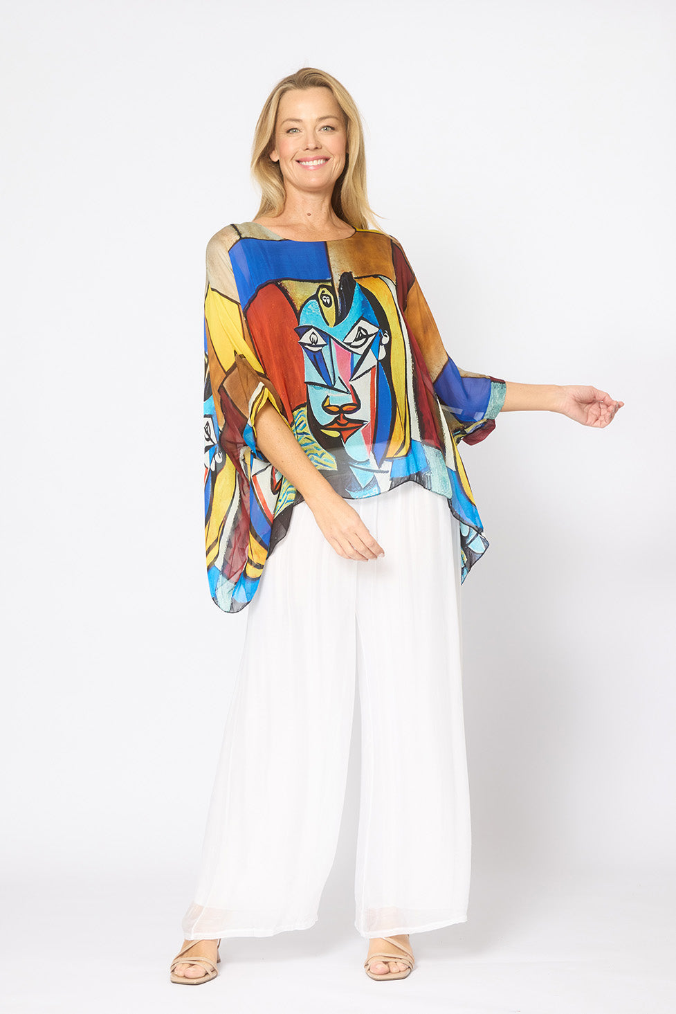 La Strada Silk Kaftan Top LST26-522