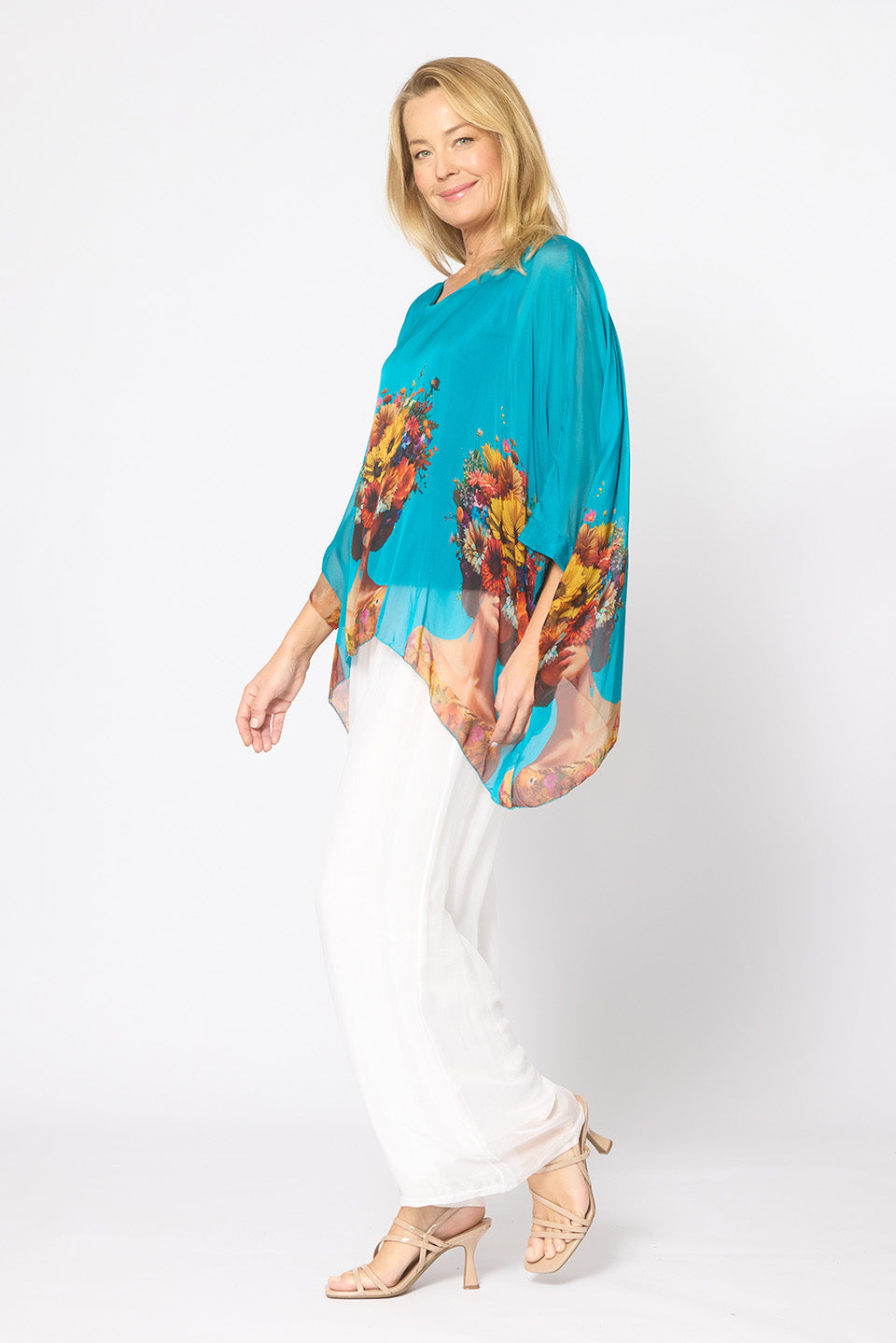 La Strada Silk Kaftan Top LST26-522