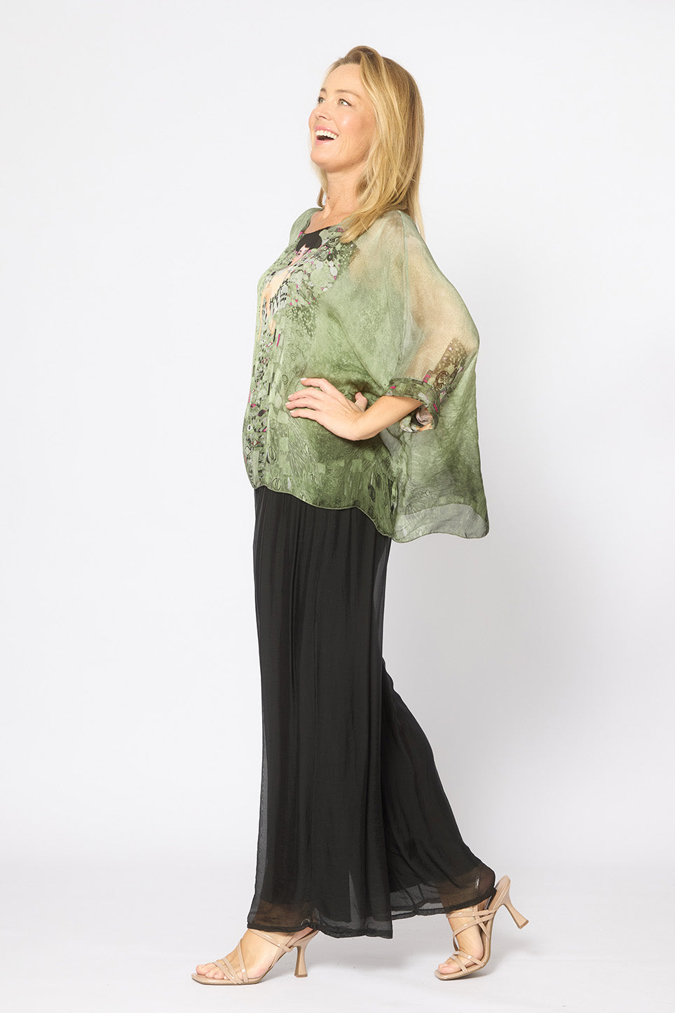 La Strada Silk Kaftan Top LST26-522