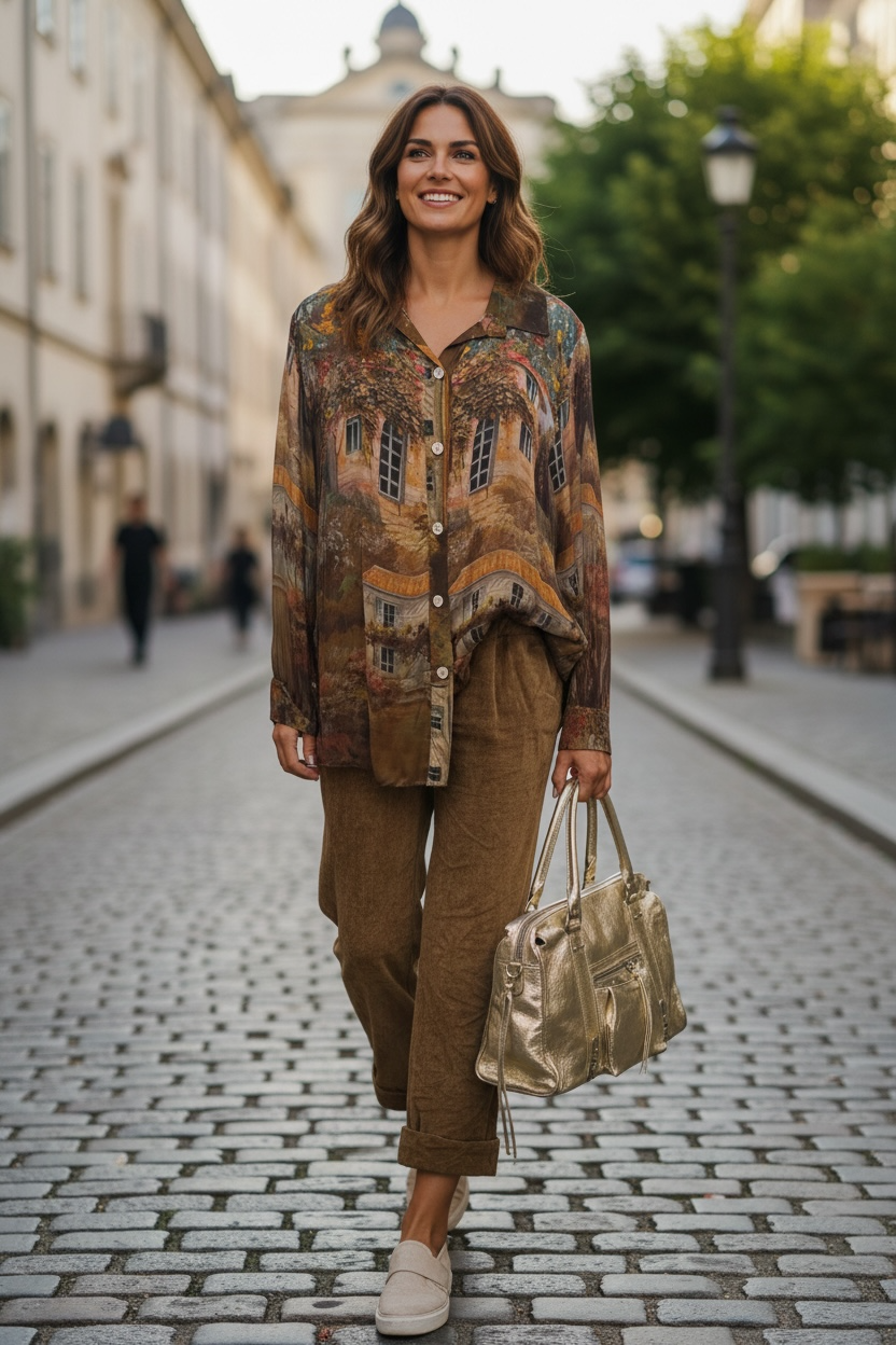 Amici Dolci Silk Shirt AMSH2843