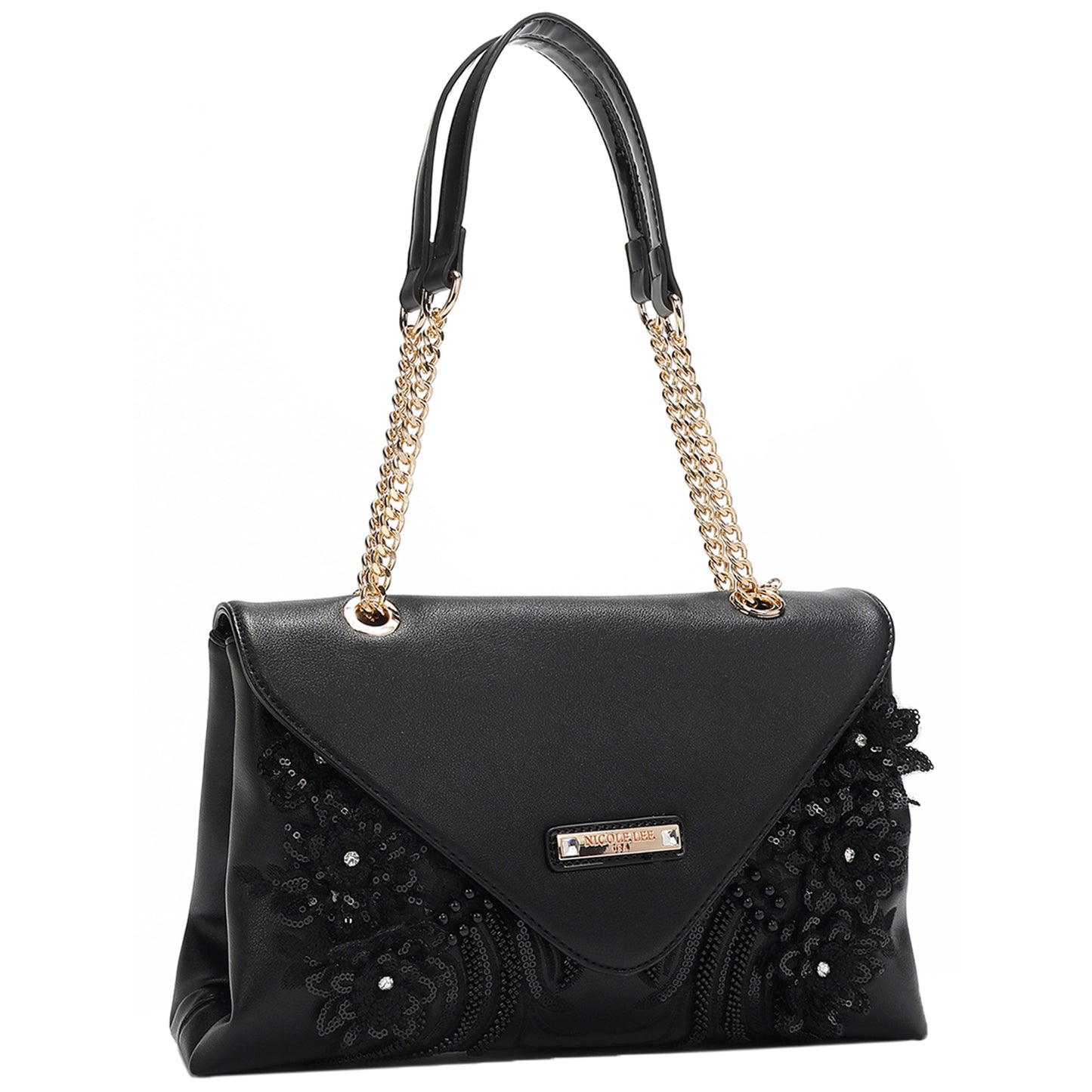 Nicole Lee Sequin Satchel - P16910