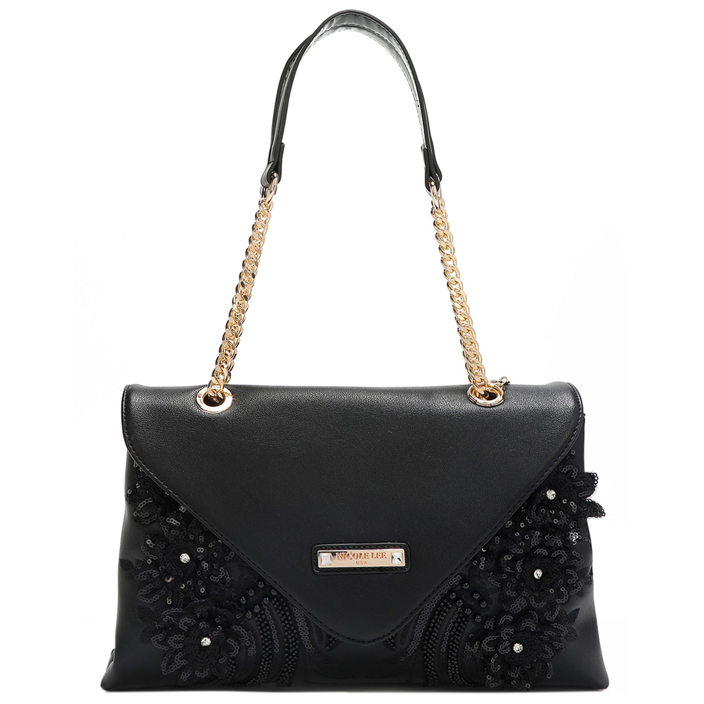 Nicole Lee Sequin Satchel - P16910