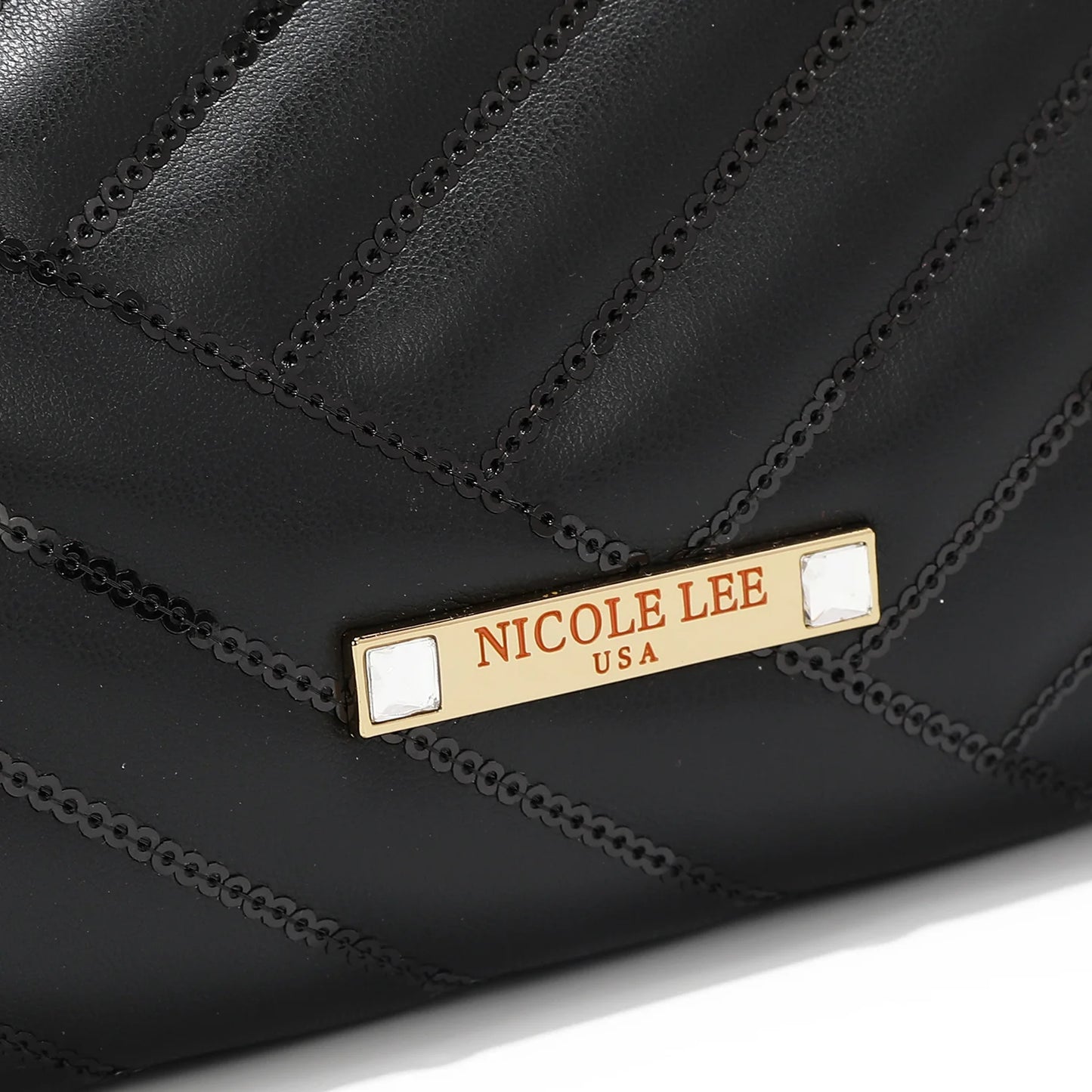 Nicole Lee Angle Sequin Clutch - P16966
