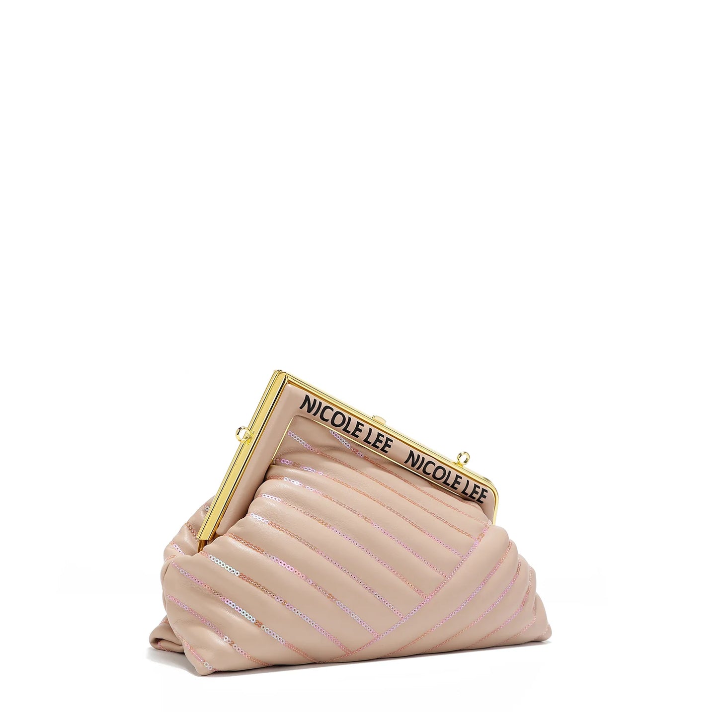 Nicole Lee Angle Sequin Clutch - P16966