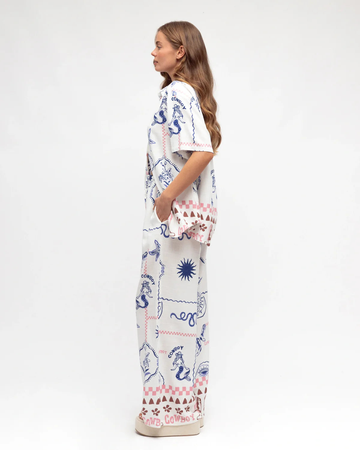 Paper Heart Shirt Cowboy Mermaid PHE12415-1