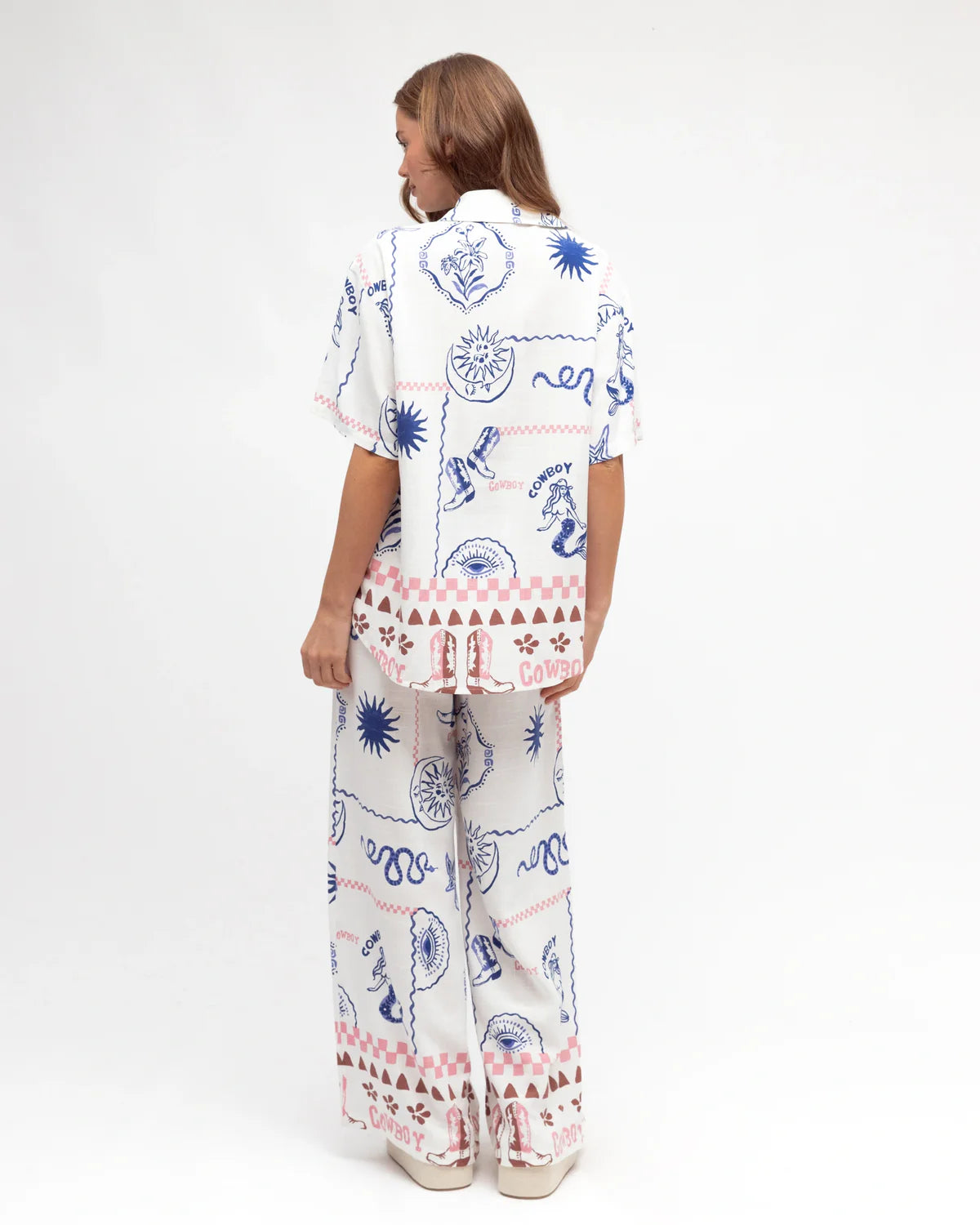 Paper Heart Shirt Cowboy Mermaid PHE12415-1