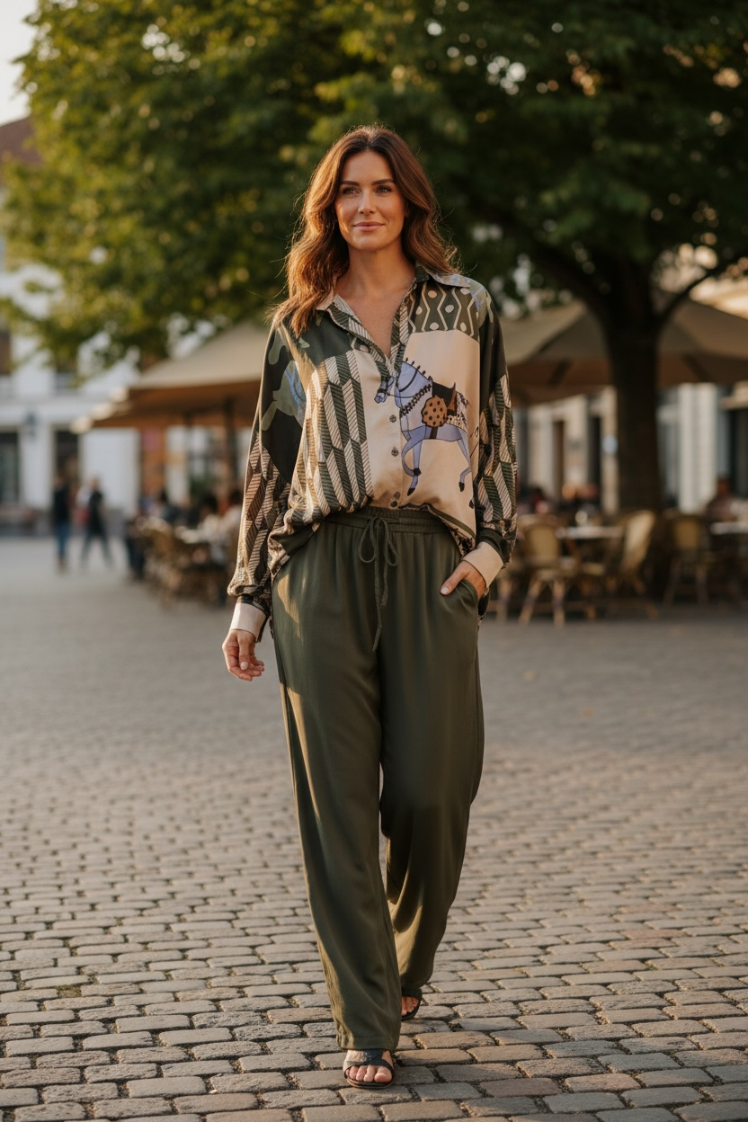 Amici Kara Palazzo Pant AMP6655