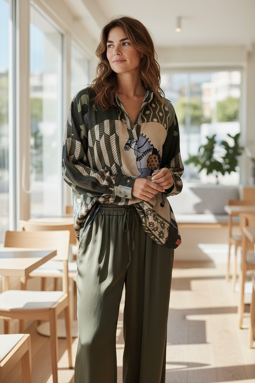 Amici Kara Palazzo Pant AMP6655