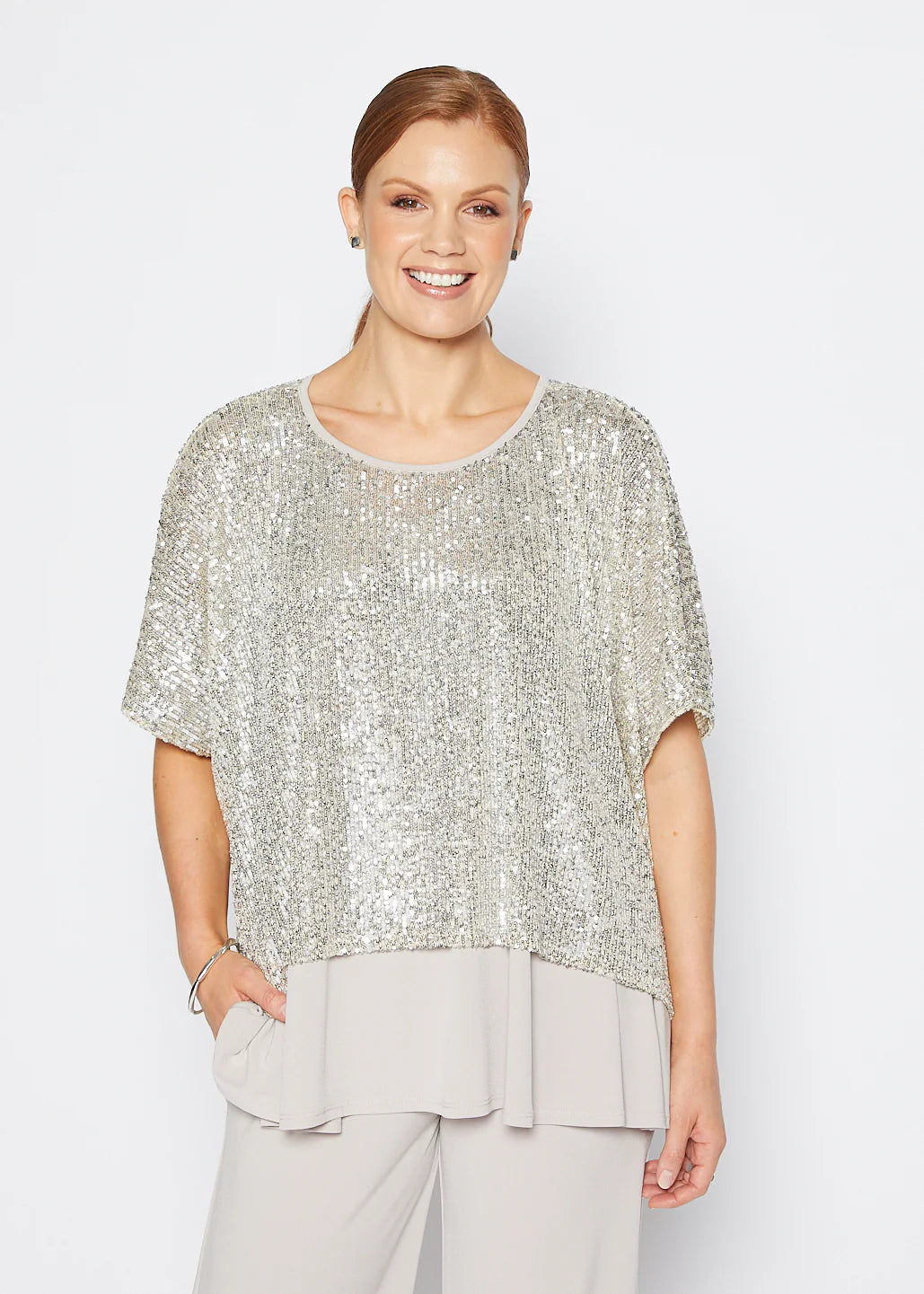Philosophy Kay Sequin Top