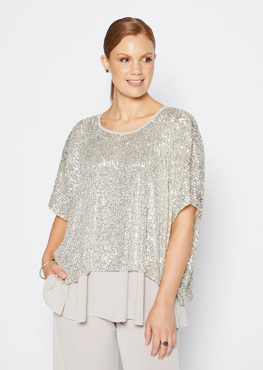 Philosophy Kay Sequin Top