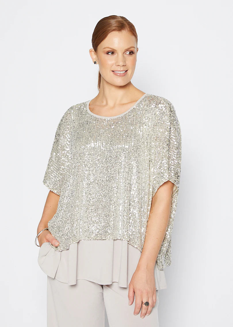 Philosophy Kay Sequin Top