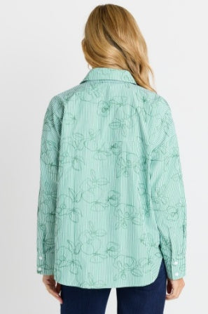 Betty Basics Sage Shirt BB8384