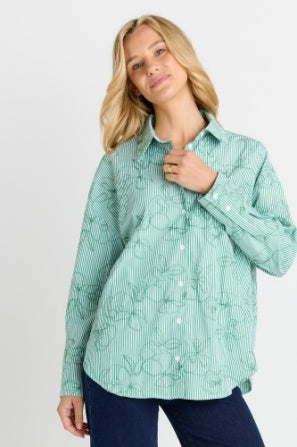 Betty Basics Sage Shirt BB8384