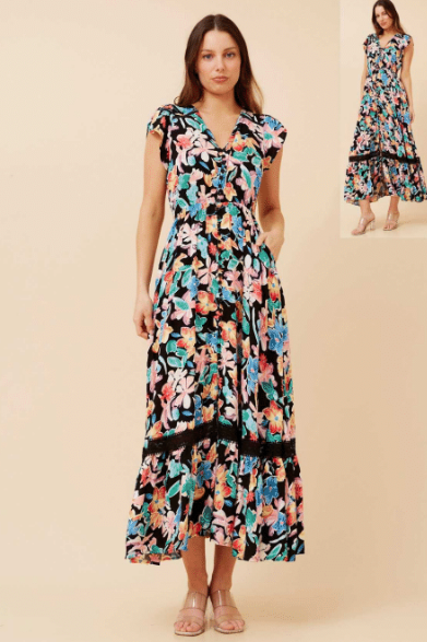 Caroline Morgan Maxi Dress D523243