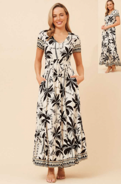 Caroline Morgan Maxi Dress D523612