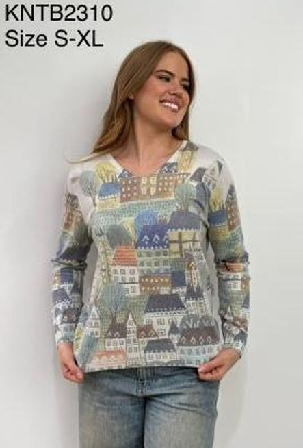Sambara Art Print Knit KNTB2310