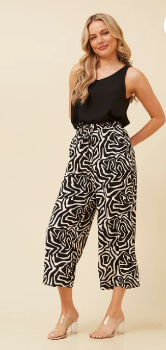 Caroline Morgan 7/8 Printed Pant P519998