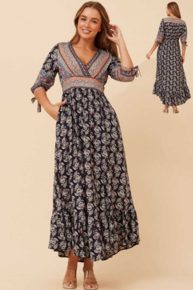 Caroline Morgan Maxi Dress D735511