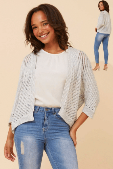 Bottega Moda Crochet Cardigan KC525036