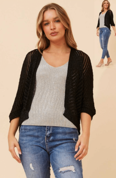 Bottega Moda Crochet Cardigan KC525036