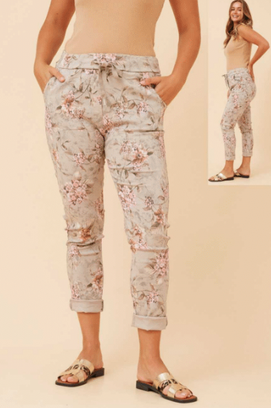 Bottega Moda Floral Pant P526211