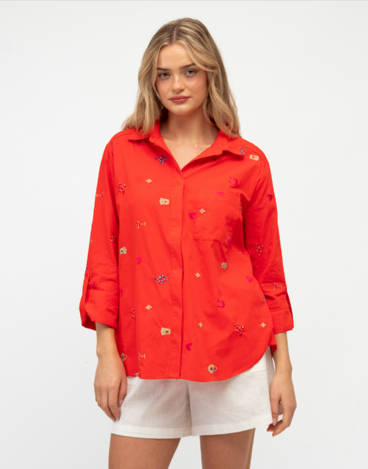 Label Of Love Embroidered Blouse LOL71061-1