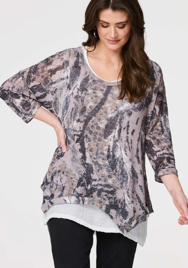 Caroline Morgan Layer Top T519004