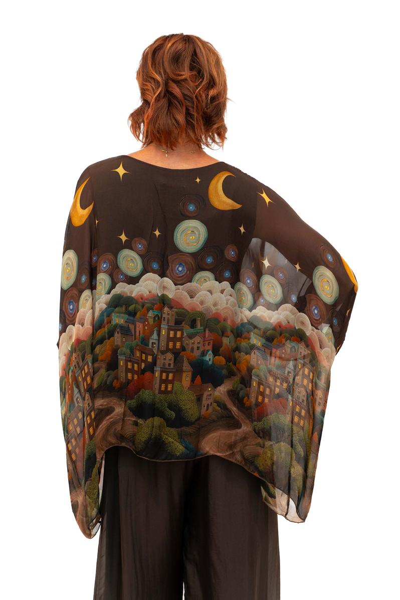 Italian Closet Starry Night Tunic w Cami - 1688