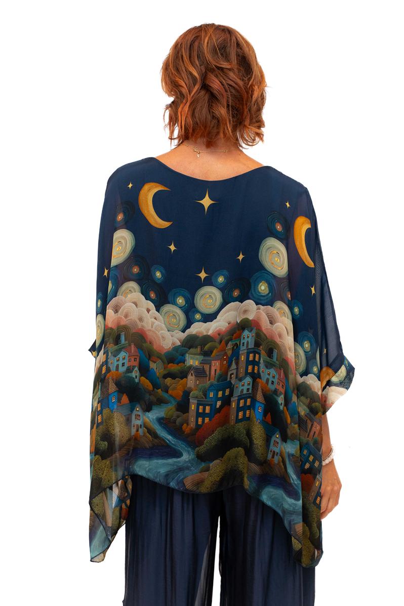 Italian Closet Starry Night Tunic w Cami - 1688