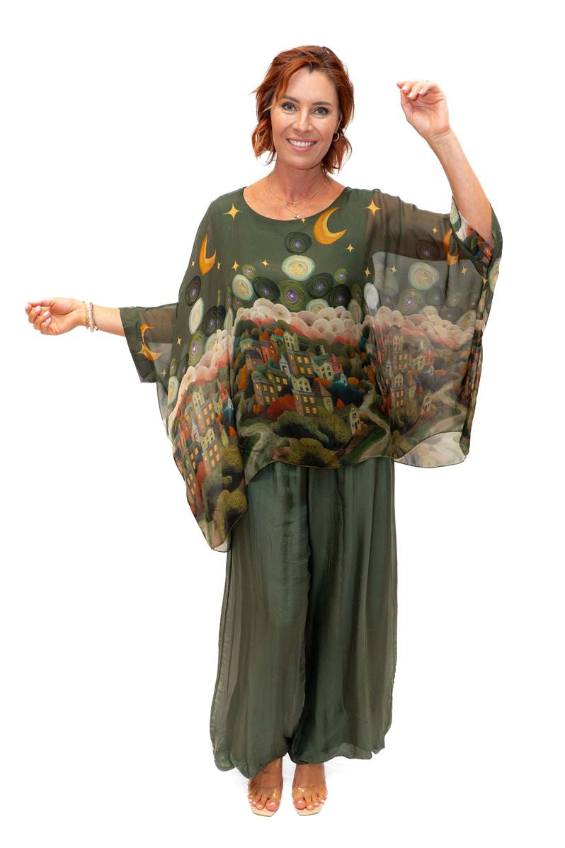 Italian Closet Starry Night Tunic w Cami - 1688