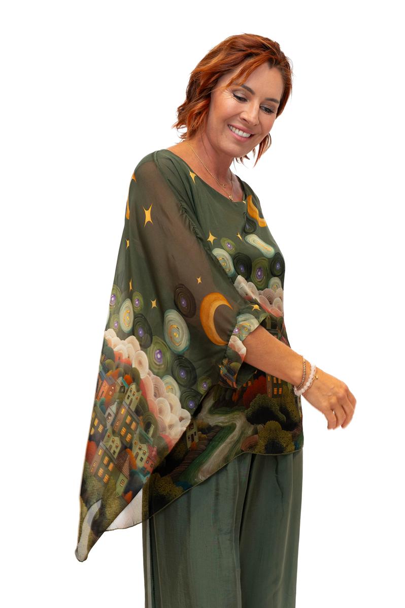 Italian Closet Starry Night Tunic w Cami - 1688