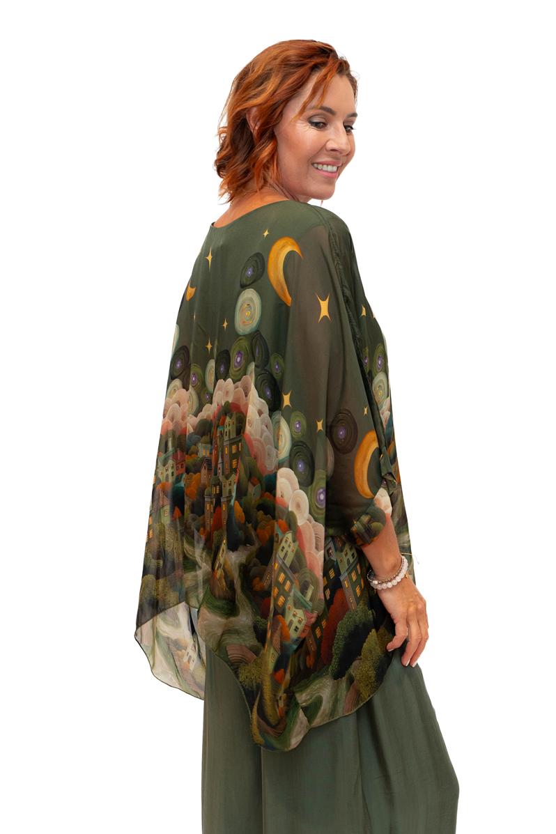 Italian Closet Starry Night Tunic w Cami - 1688