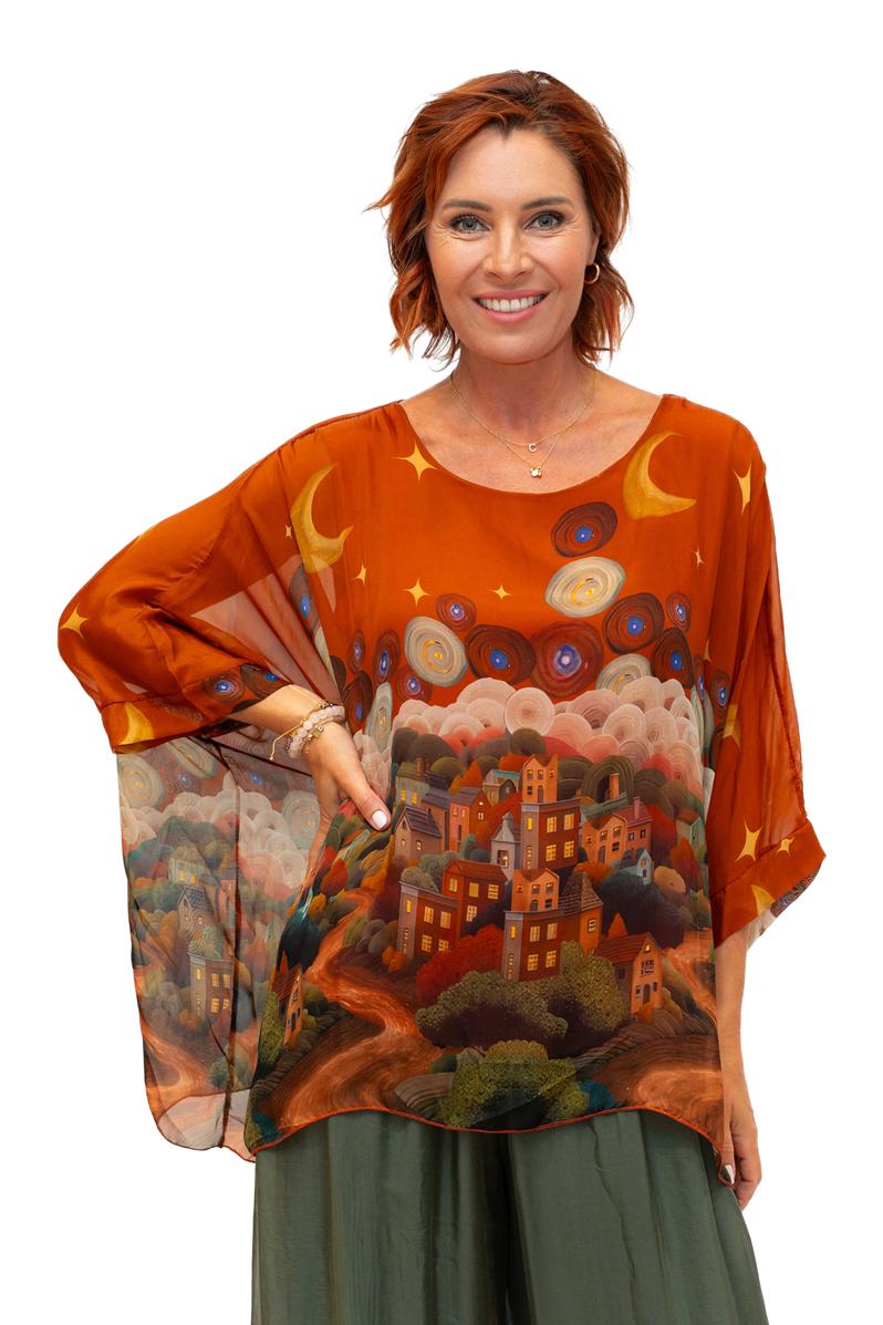 Italian Closet Starry Night Tunic w Cami - 1688