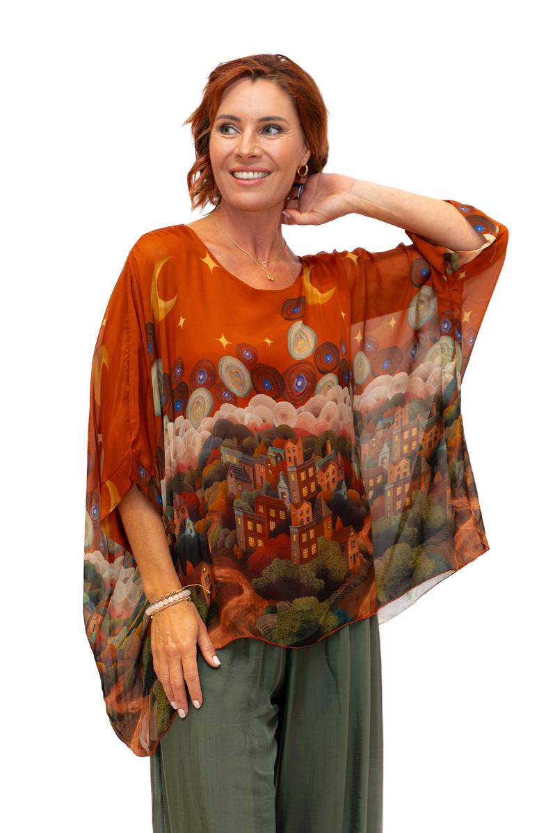 Italian Closet Starry Night Tunic w Cami - 1688