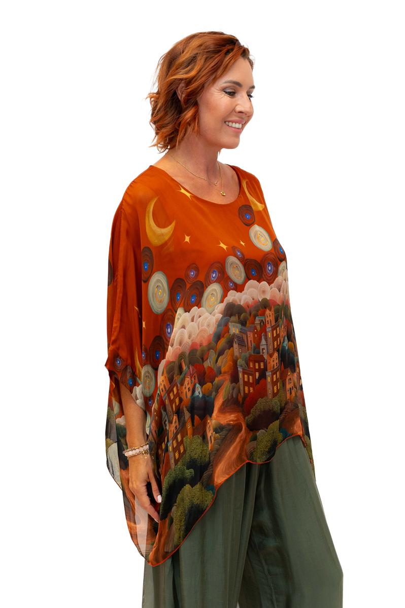Italian Closet Starry Night Tunic w Cami - 1688